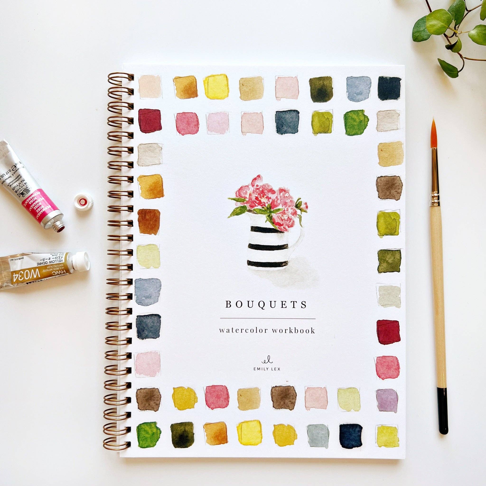 Bouquets watercolor workbook - Dear John