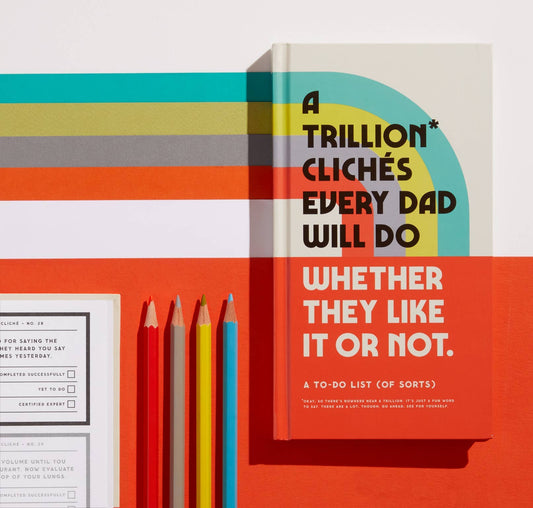 Brass Monkey A Trillion Cliches Every Dad Will Do Prompted Journal - Dear John