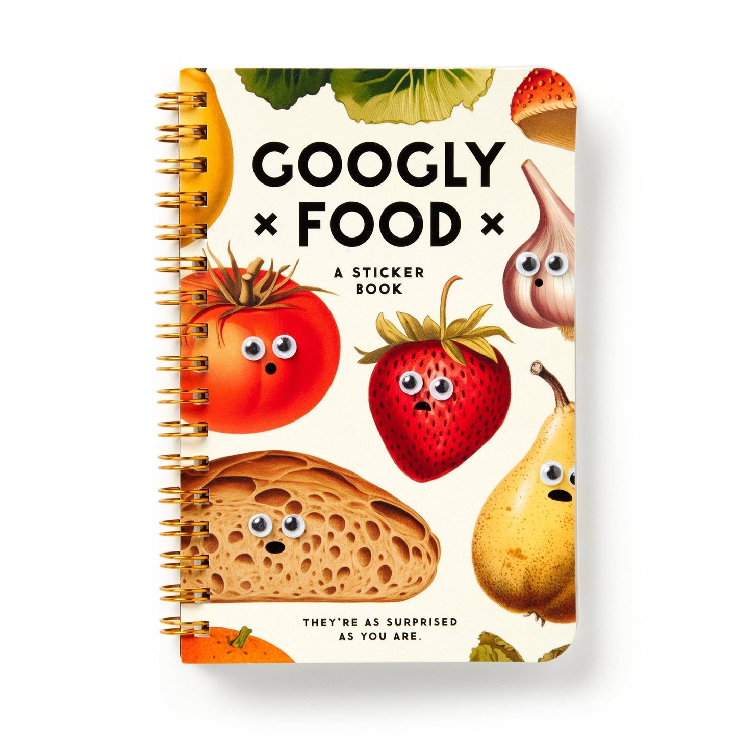 Brass Monkey Googly Food Sticker Book - Dear John