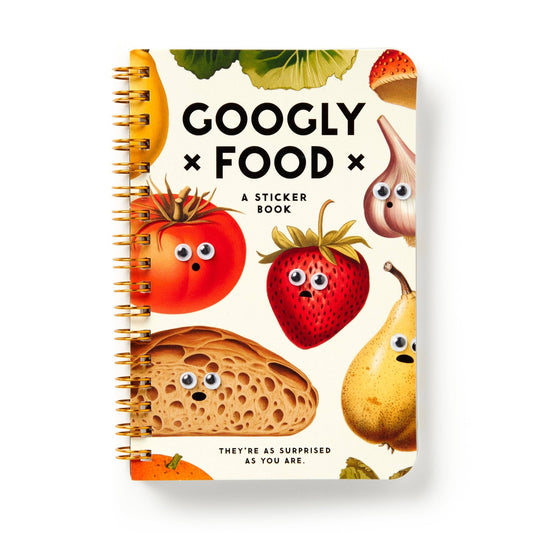 Brass Monkey Googly Food Sticker Book - Dear John