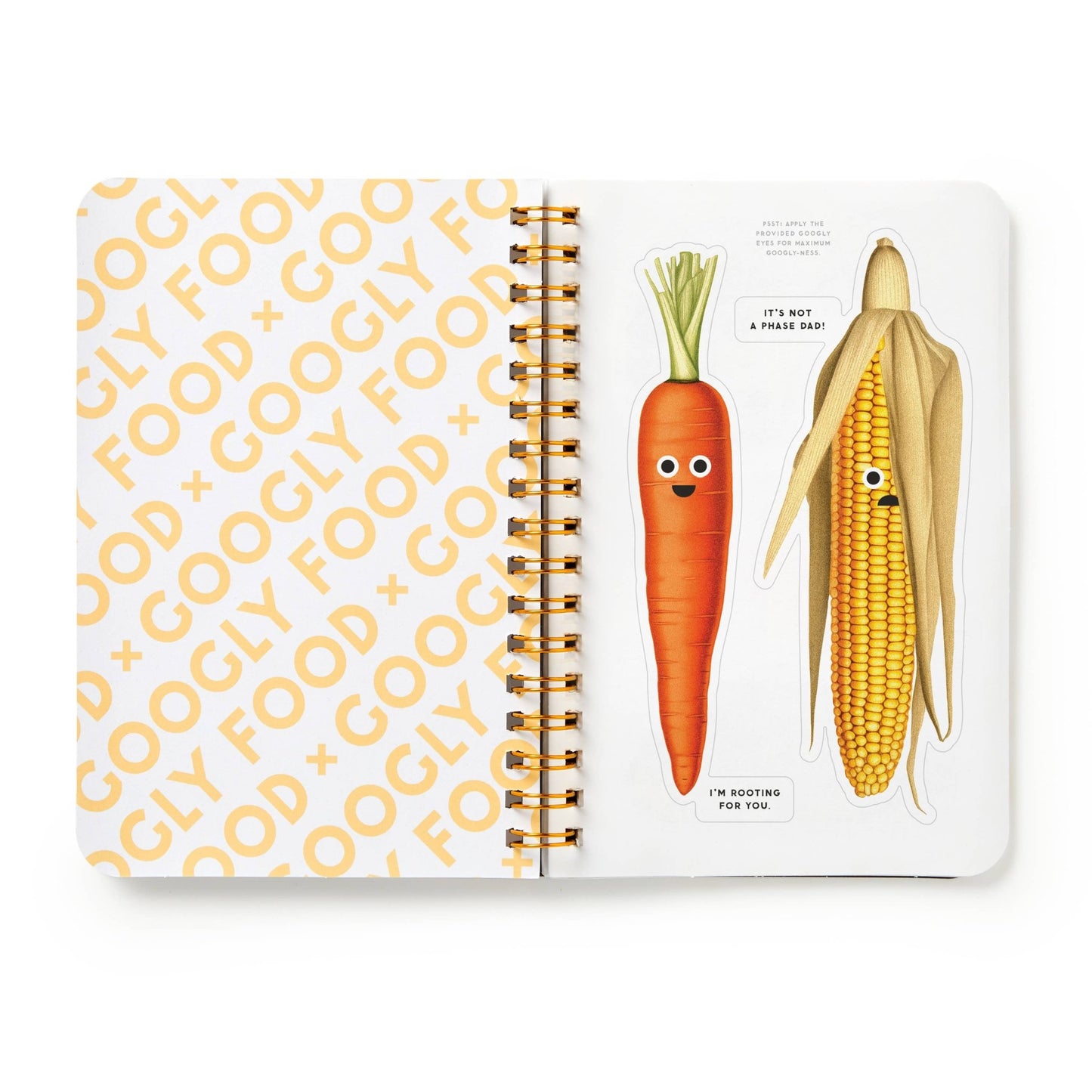 Brass Monkey Googly Food Sticker Book - Dear John