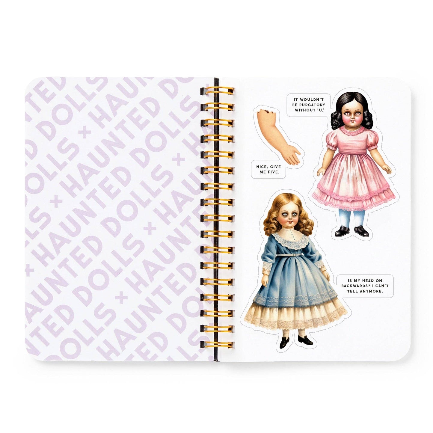 Brass Monkey Haunted Dolls Sticker Book - Dear John