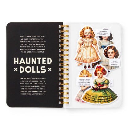 Brass Monkey Haunted Dolls Sticker Book - Dear John