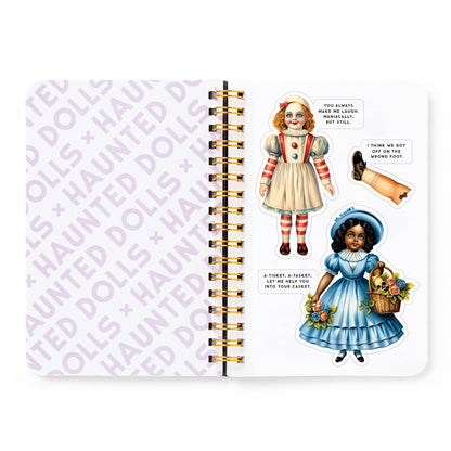 Brass Monkey Haunted Dolls Sticker Book - Dear John