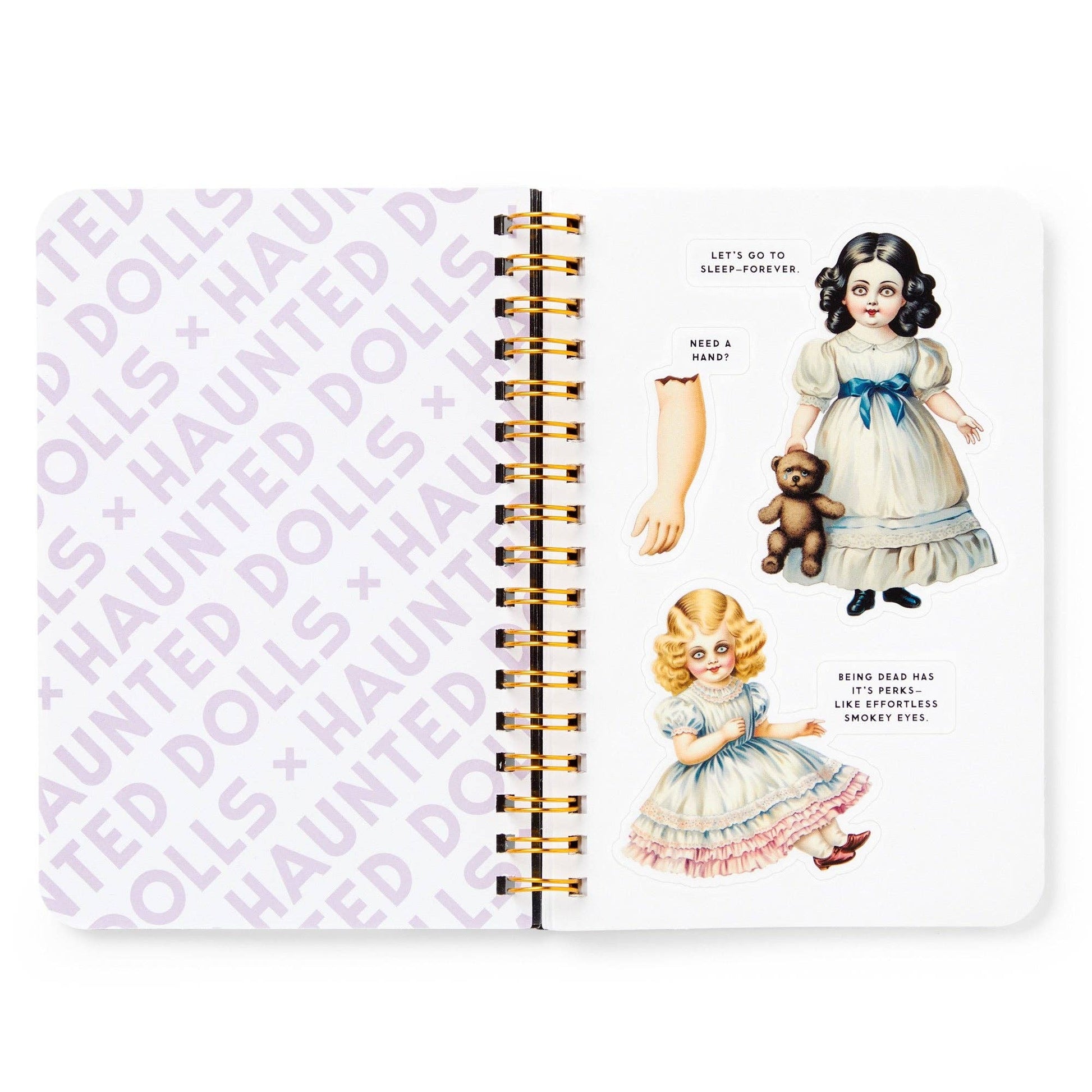 Brass Monkey Haunted Dolls Sticker Book - Dear John