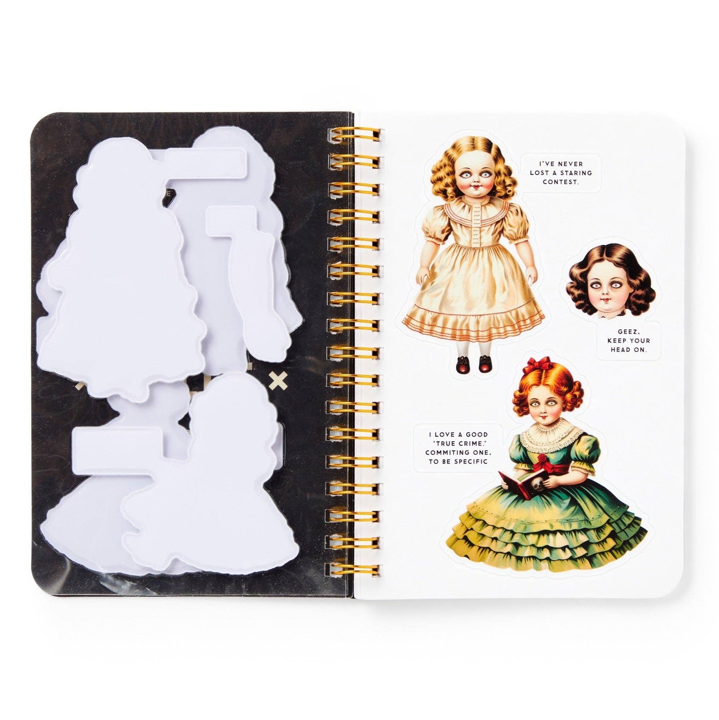 Brass Monkey Haunted Dolls Sticker Book - Dear John