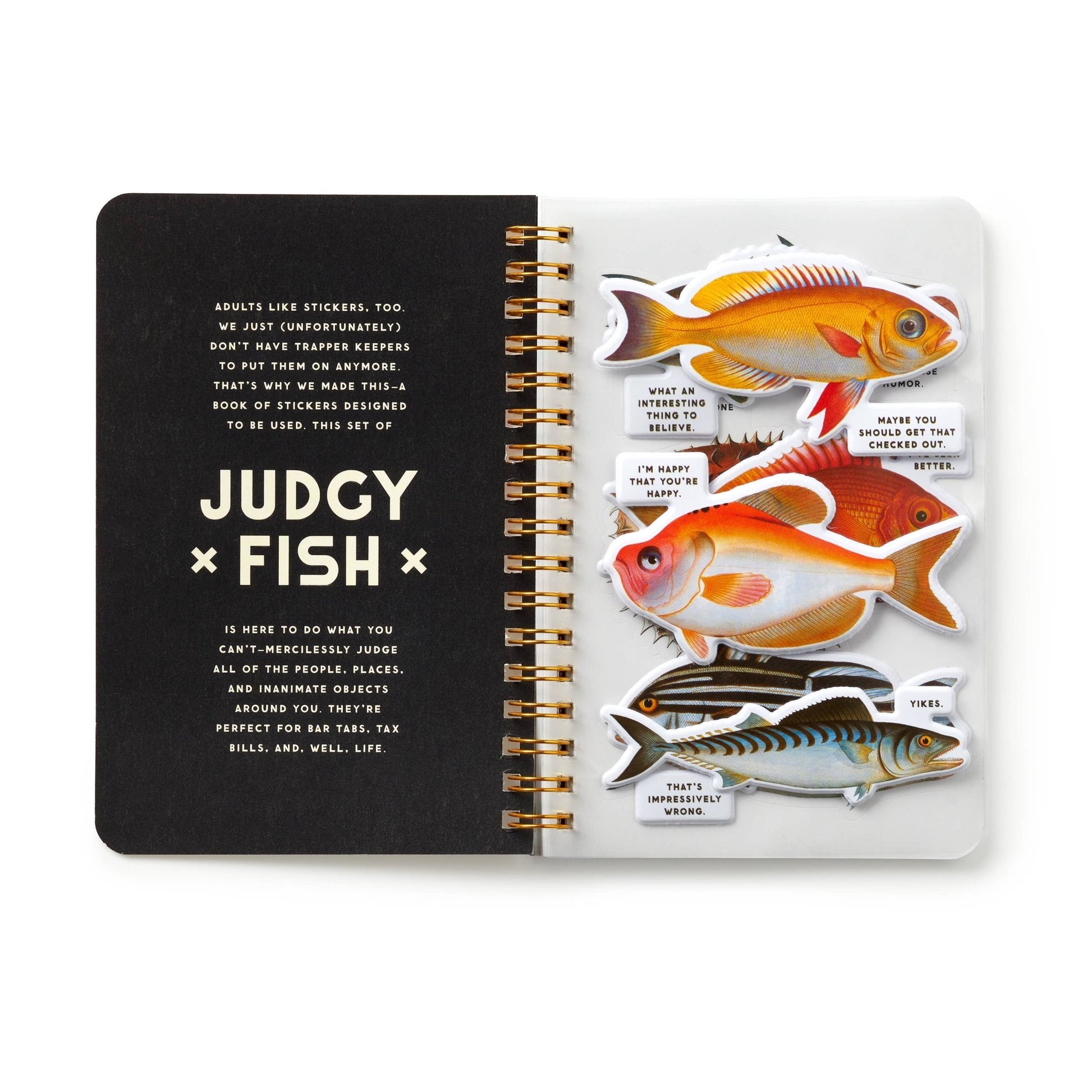 Brass Monkey Judgy Fish Sticker Book - Dear John
