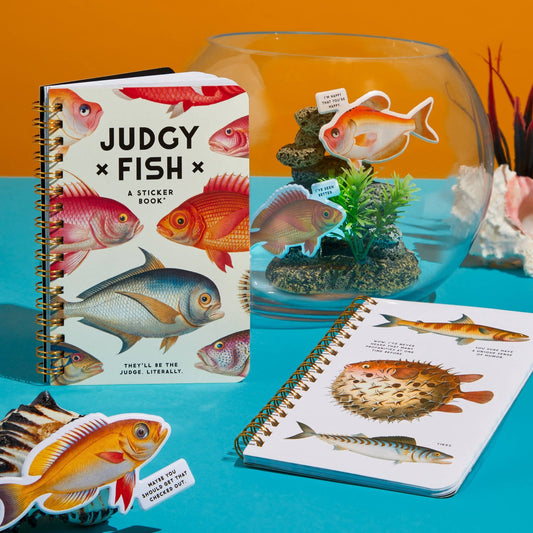 Brass Monkey Judgy Fish Sticker Book - Dear John