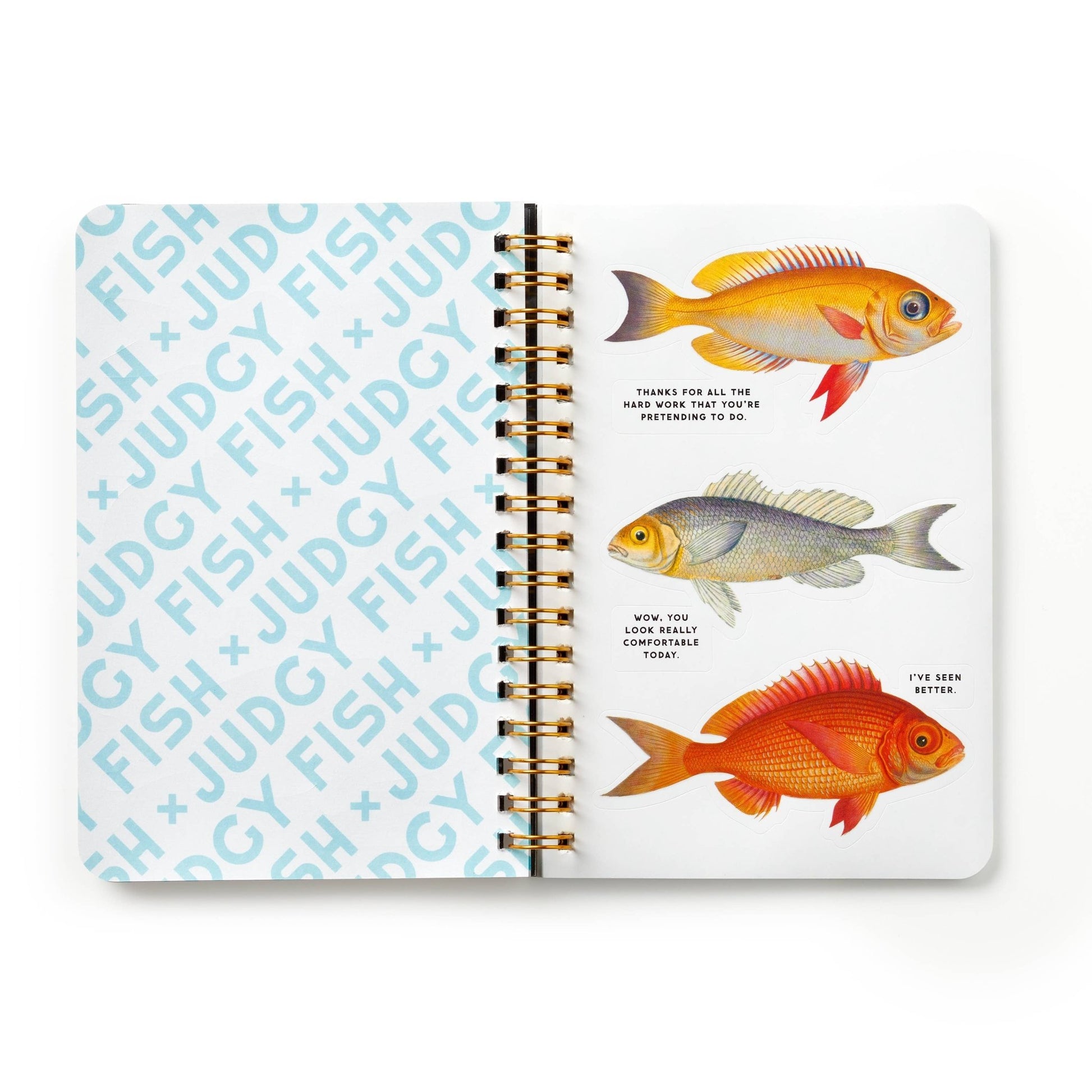 Brass Monkey Judgy Fish Sticker Book - Dear John