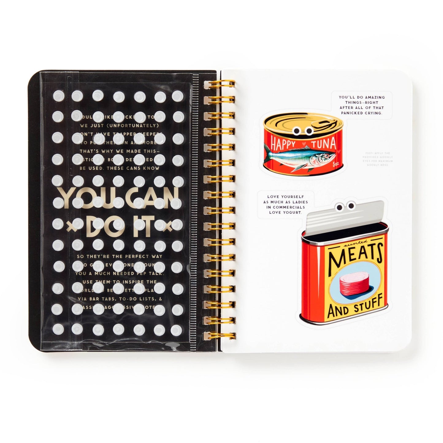 Brass Monkey You Can Do It Googly Sticker Book - Dear John