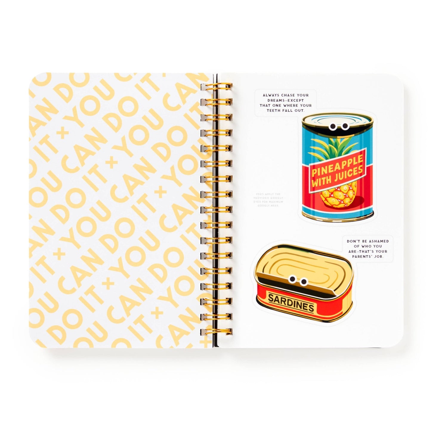 Brass Monkey You Can Do It Googly Sticker Book - Dear John