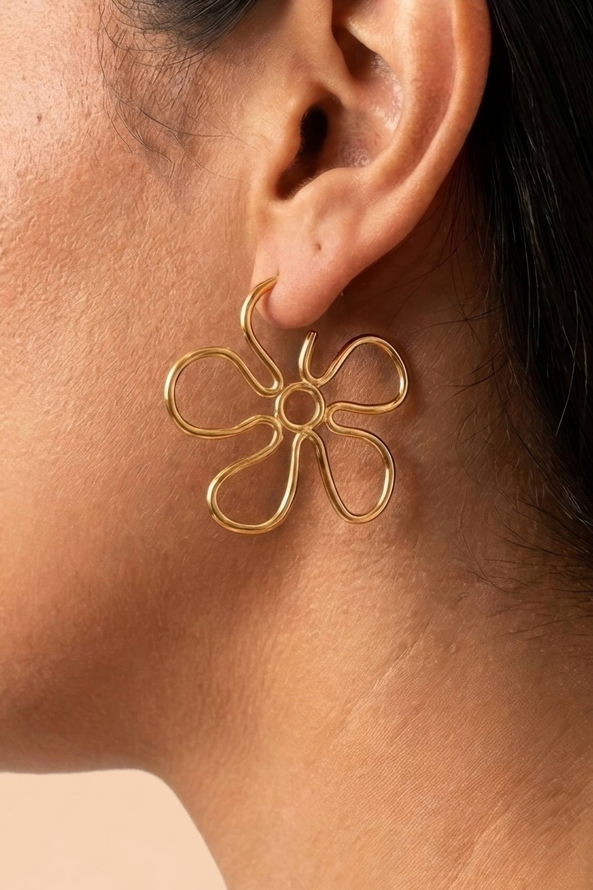 Buttercup Hoops - 18K Gold Plated - Dear John
