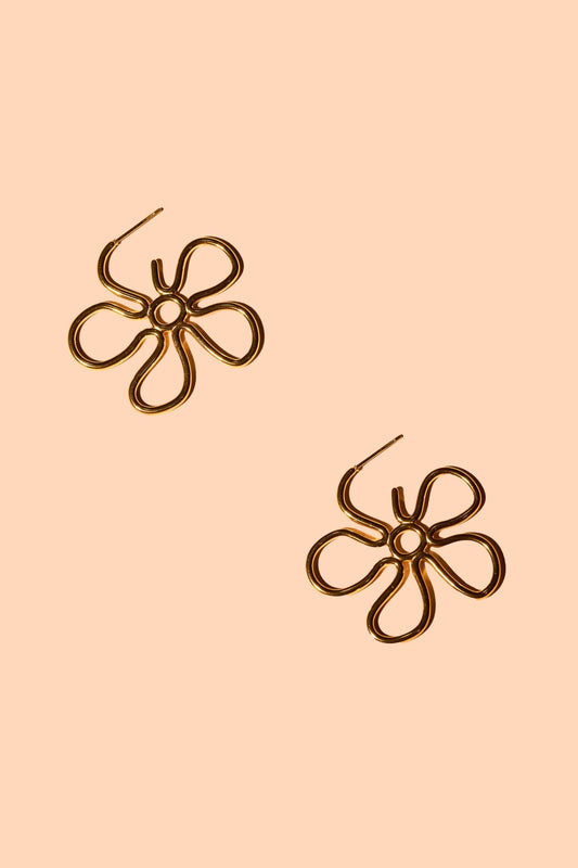 Buttercup Hoops - 18K Gold Plated - Dear John