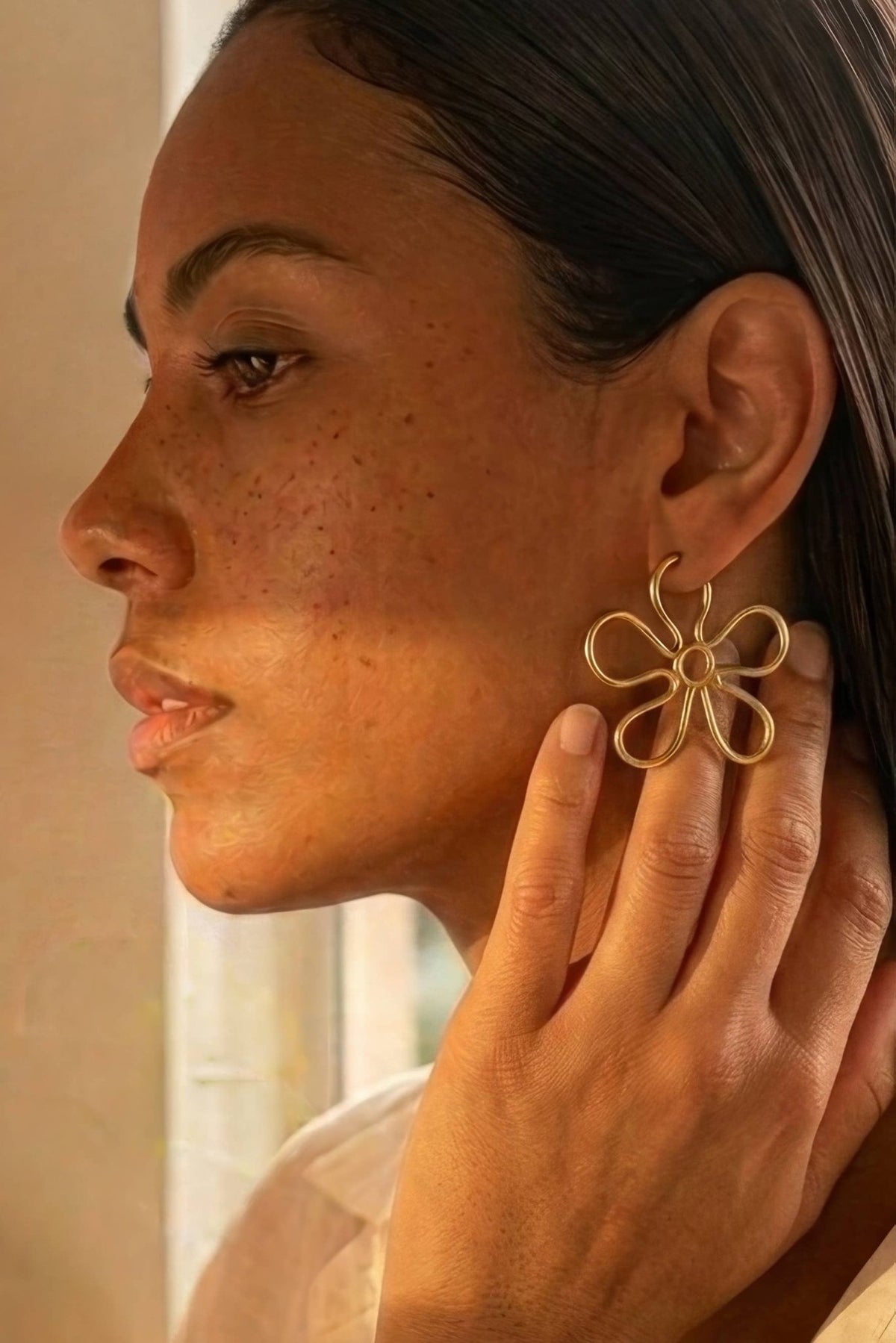 Buttercup Hoops - 18K Gold Plated - Dear John