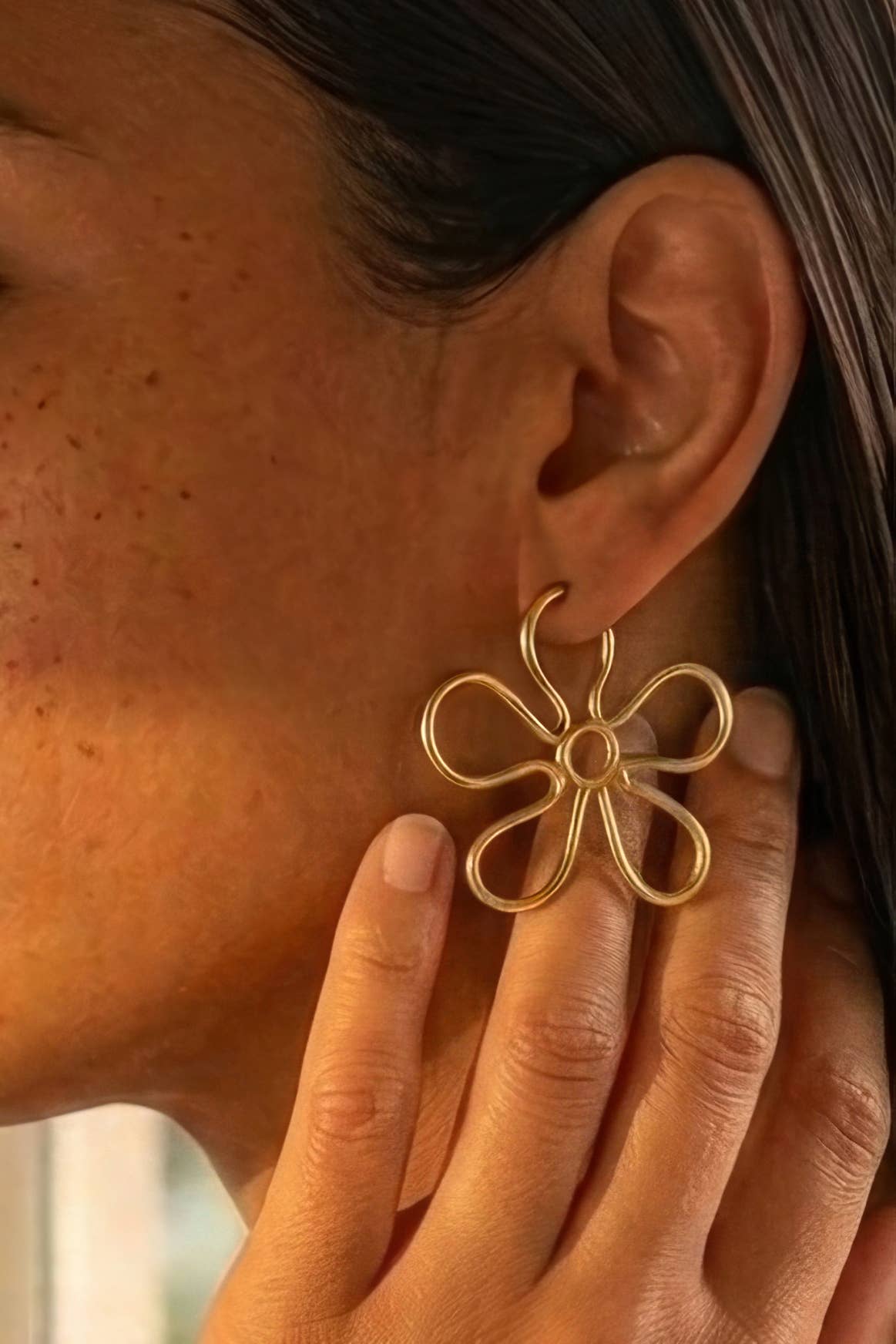 Buttercup Hoops - 18K Gold Plated - Dear John