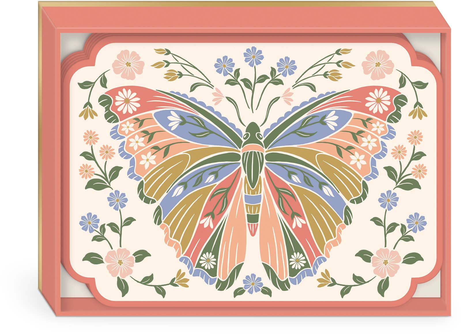 Butterfly Note Cards - Flat with Envelopes - Dear John