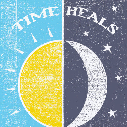 Time Heals Greeting Card