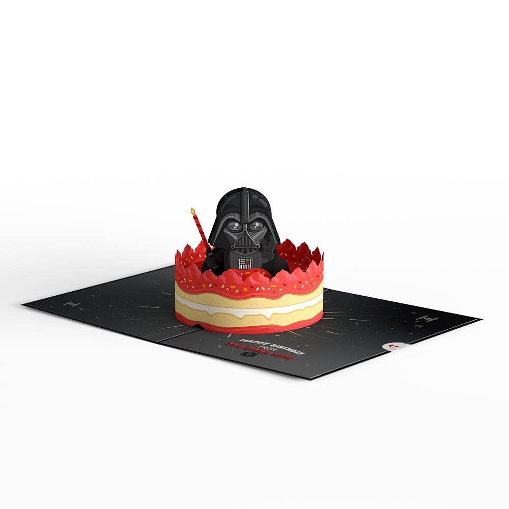 Lovepop Cards - Star Wars™ Darth Vader™ Birthday Cake Pop-Up Card 5x7"
