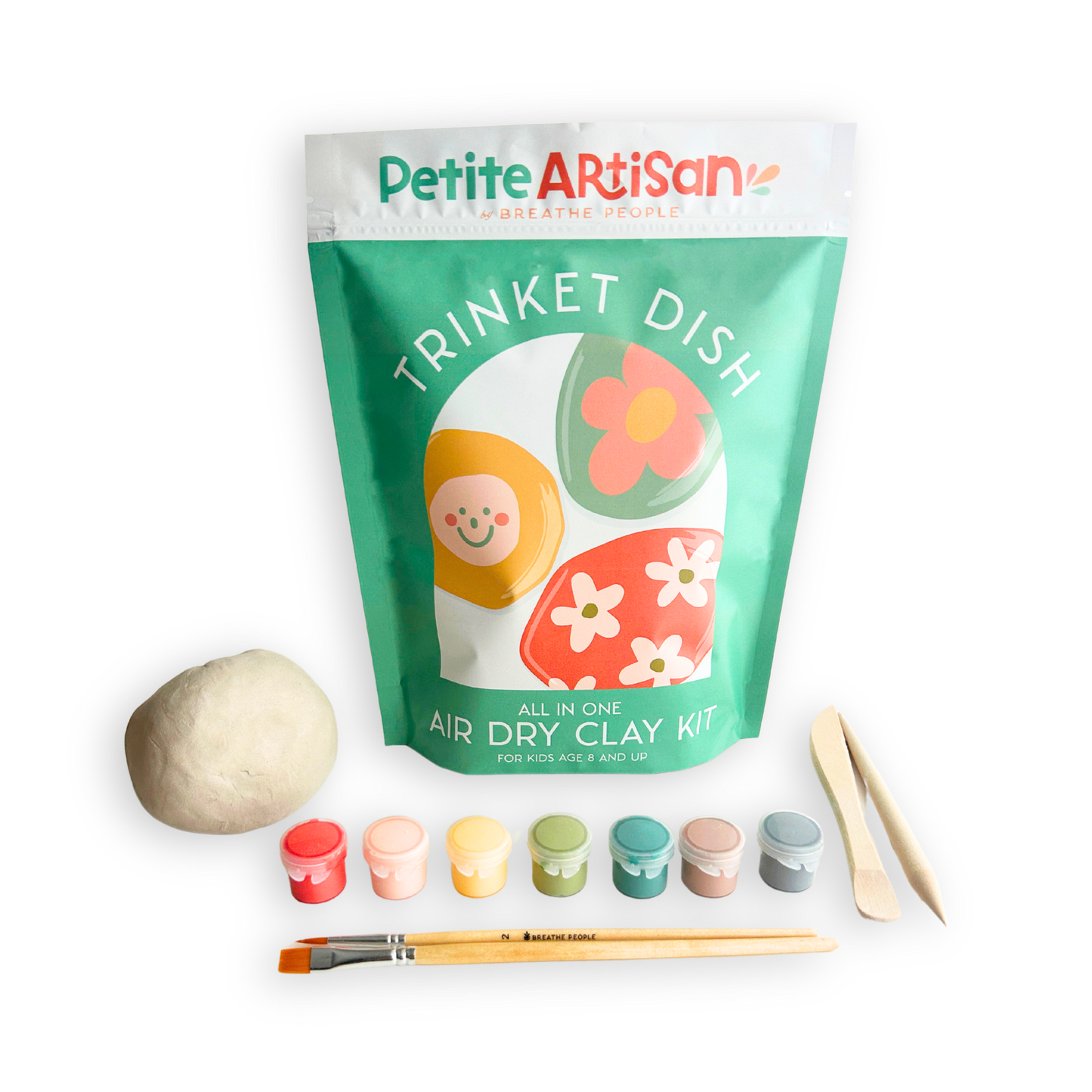 Kids DIY Clay Kit — Make & Paint Your Own Trinket Dishes