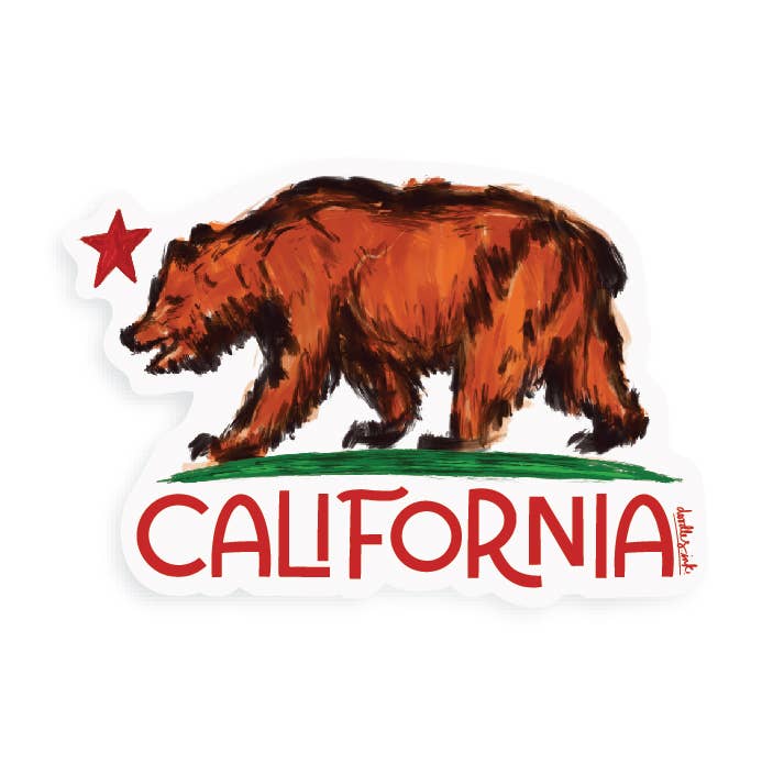 California Bear Sticker - Dear John