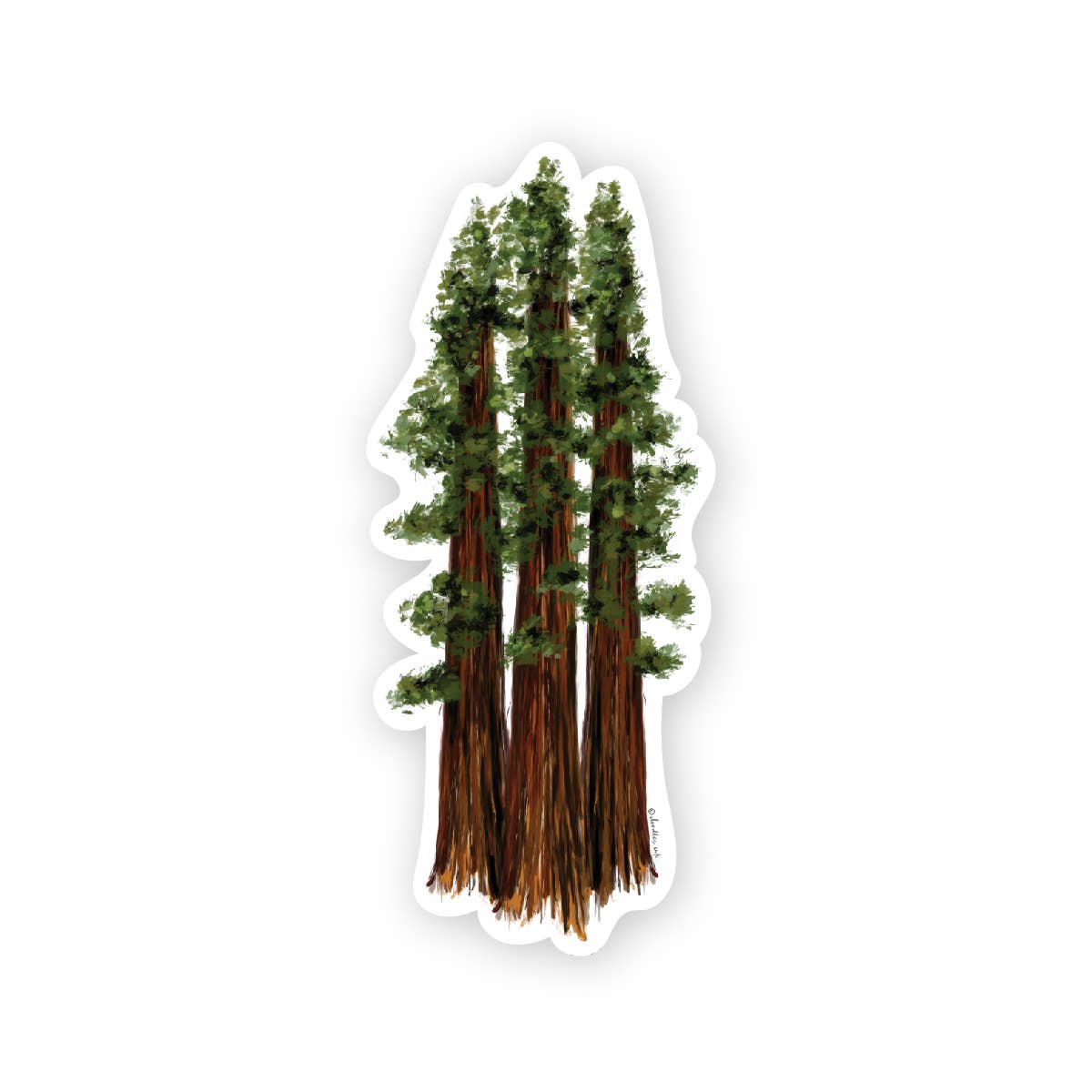 California Redwoods Sticker - Dear John