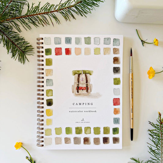 Camping watercolor workbook - Dear John