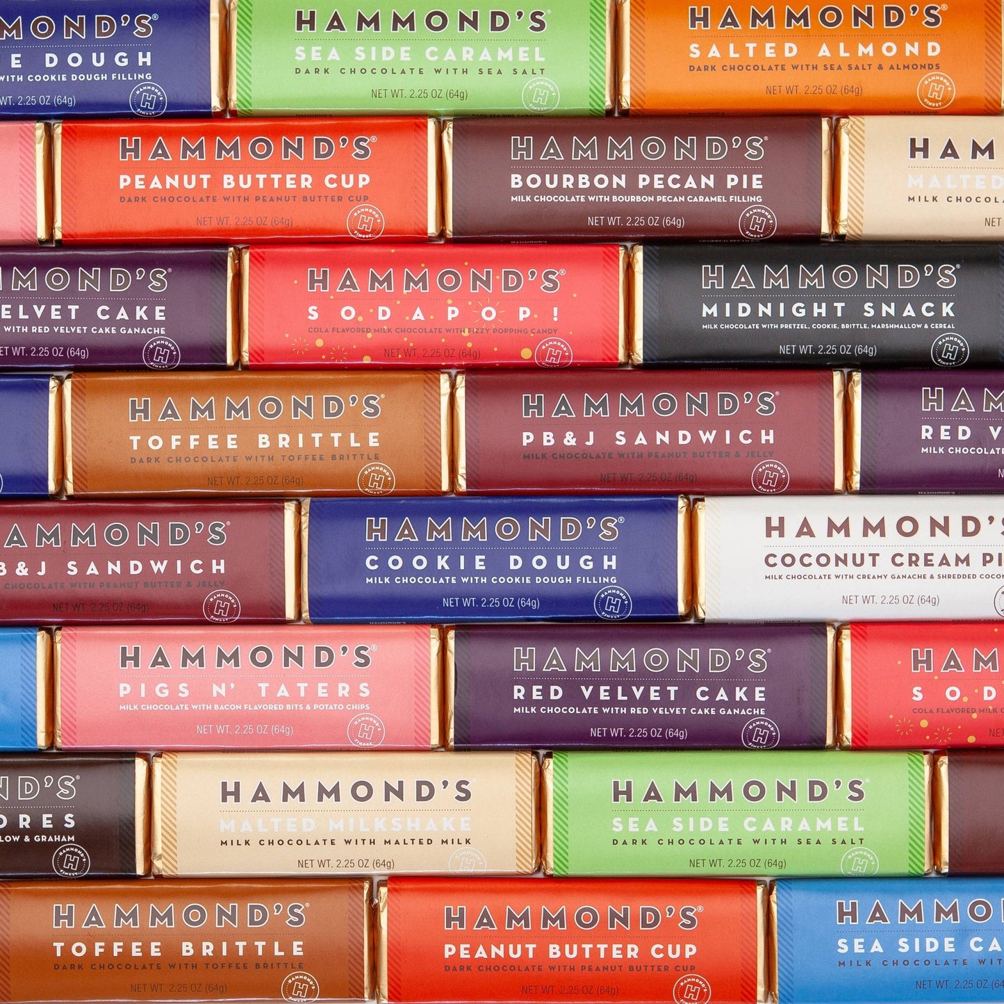Candy Bar - Dark Chocolate - Natural Salted Almond - 2.25 oz - Dear John