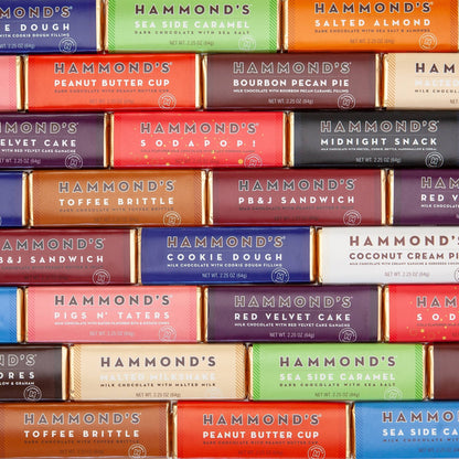Candy Bar - Dark Chocolate - Natural Salted Almond - 2.25 oz - Dear John
