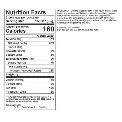 Candy Bar - Dark Chocolate - Natural Seaside Caramel - 2.25oz - Dear John
