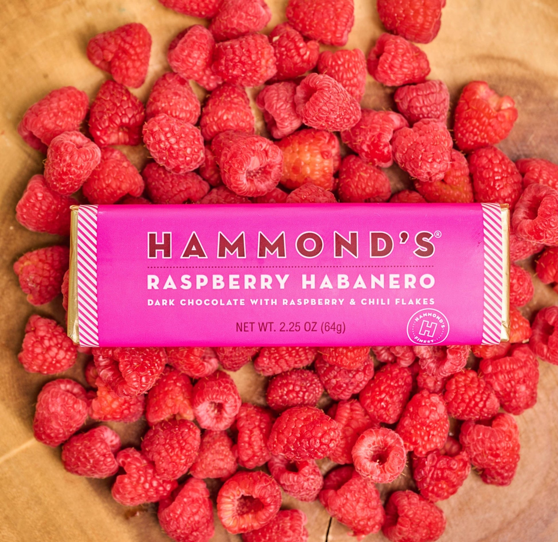 Candy Bar - Dark Chocolate - Raspberry Habanero - 2.25 oz - Dear John