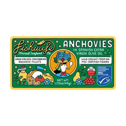 Cantabrian Anchovies in Extra Virgin Olive Oil - Dear John