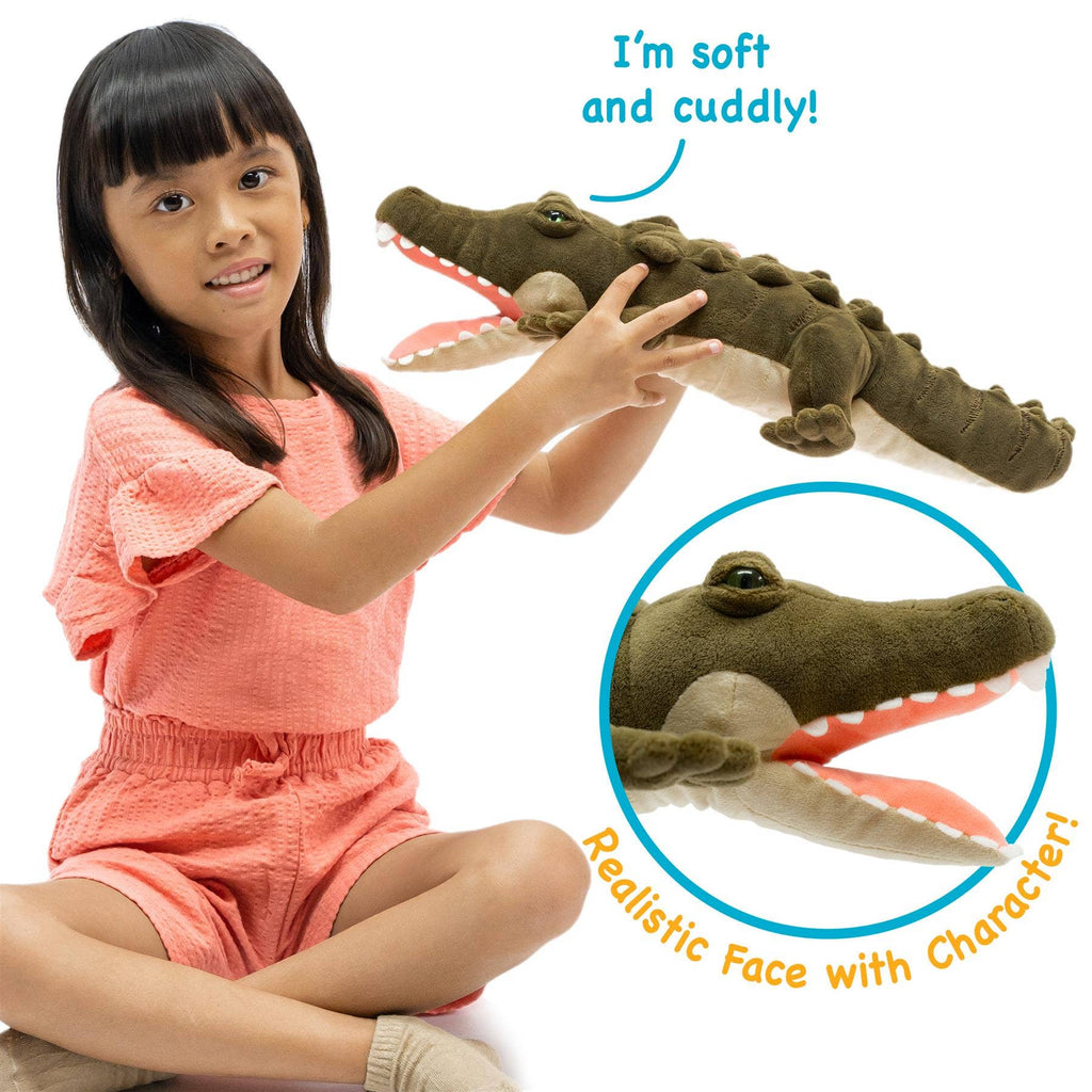 Carioca The Crocodile - 18 Inch Stuffed Animal Plush - Dear John