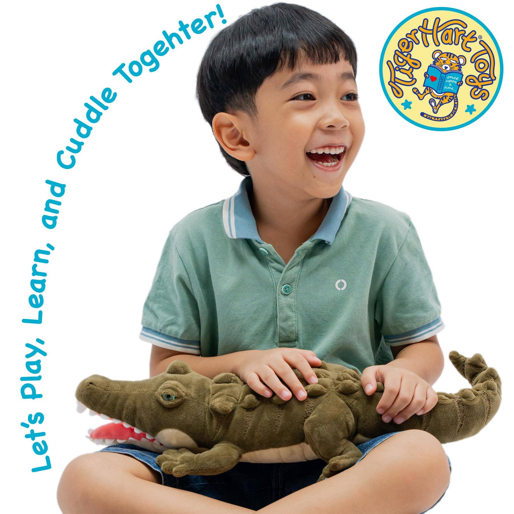 Carioca The Crocodile - 18 Inch Stuffed Animal Plush - Dear John