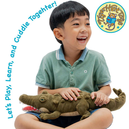 Carioca The Crocodile - 18 Inch Stuffed Animal Plush - Dear John