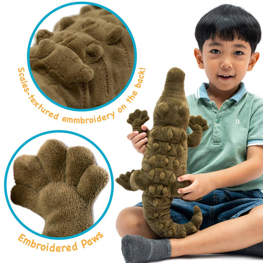 Carioca The Crocodile - 18 Inch Stuffed Animal Plush - Dear John