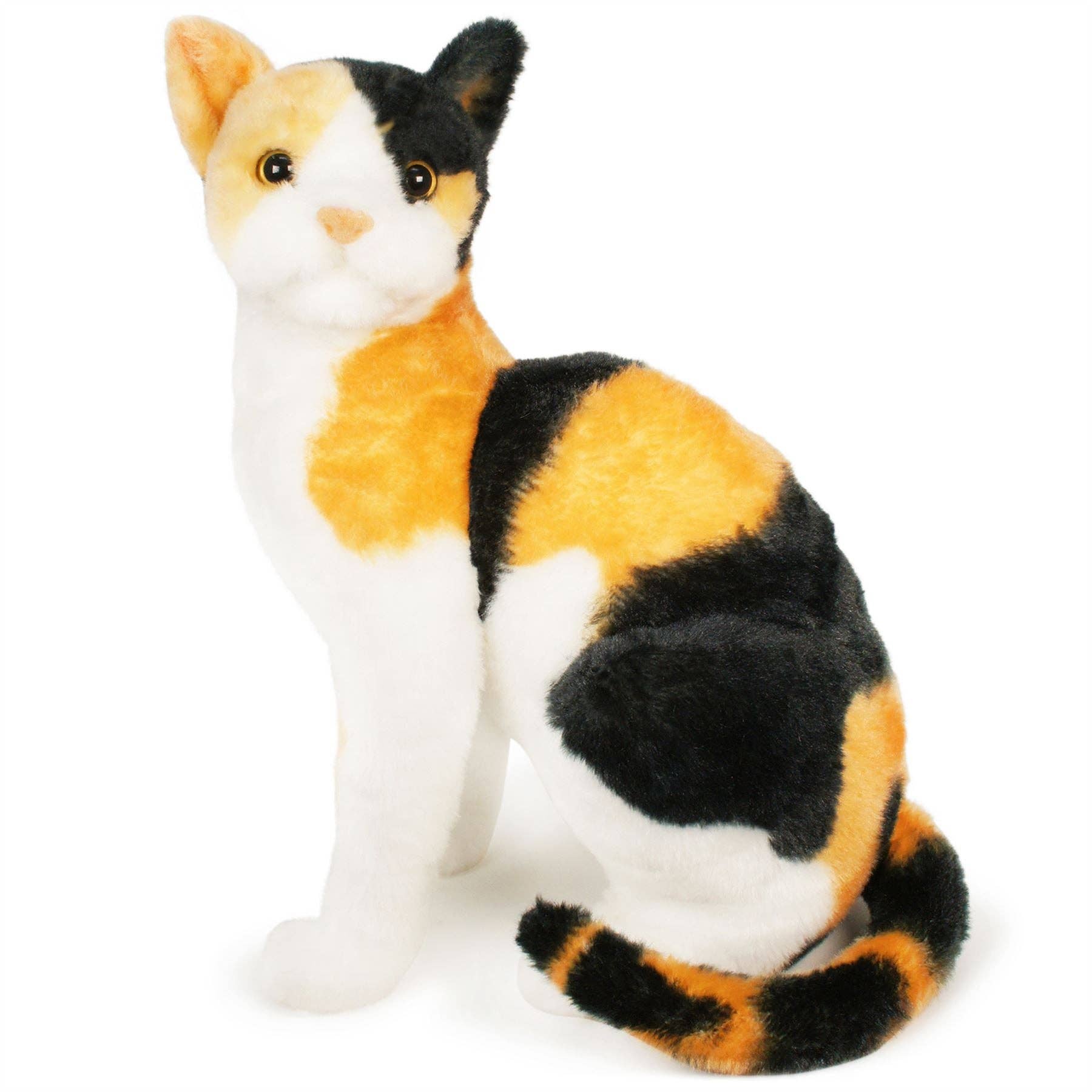 Catalina the Calico Cat — 14" Stuffed Animal Plush - Dear John