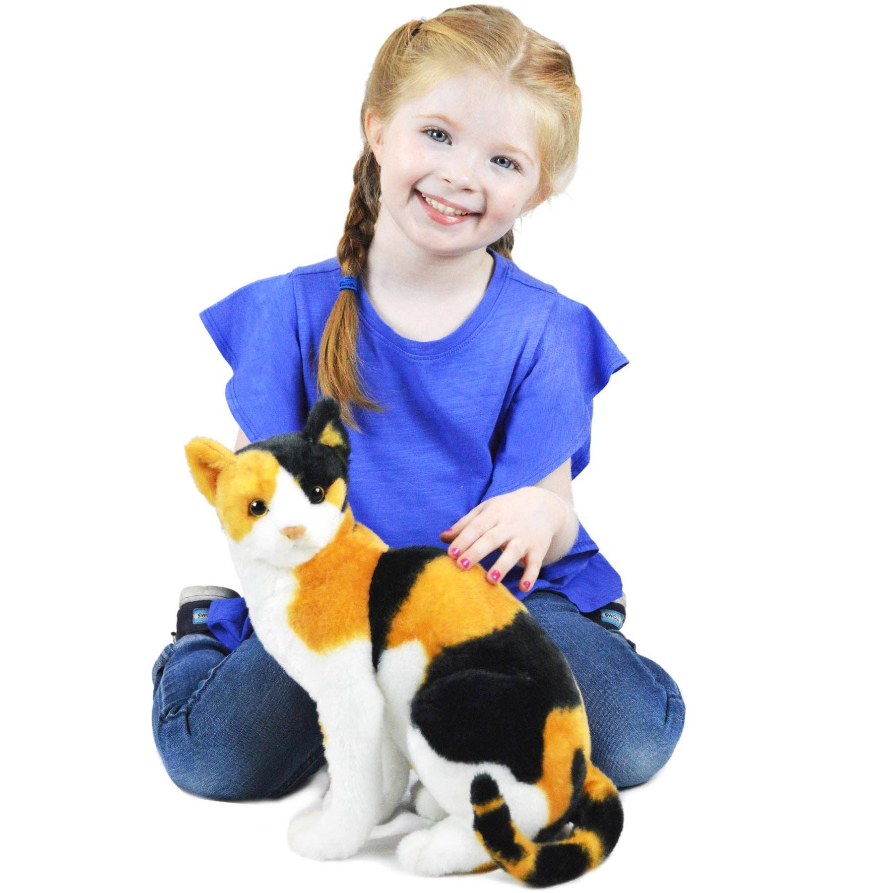 Catalina the Calico Cat — 14" Stuffed Animal Plush - Dear John