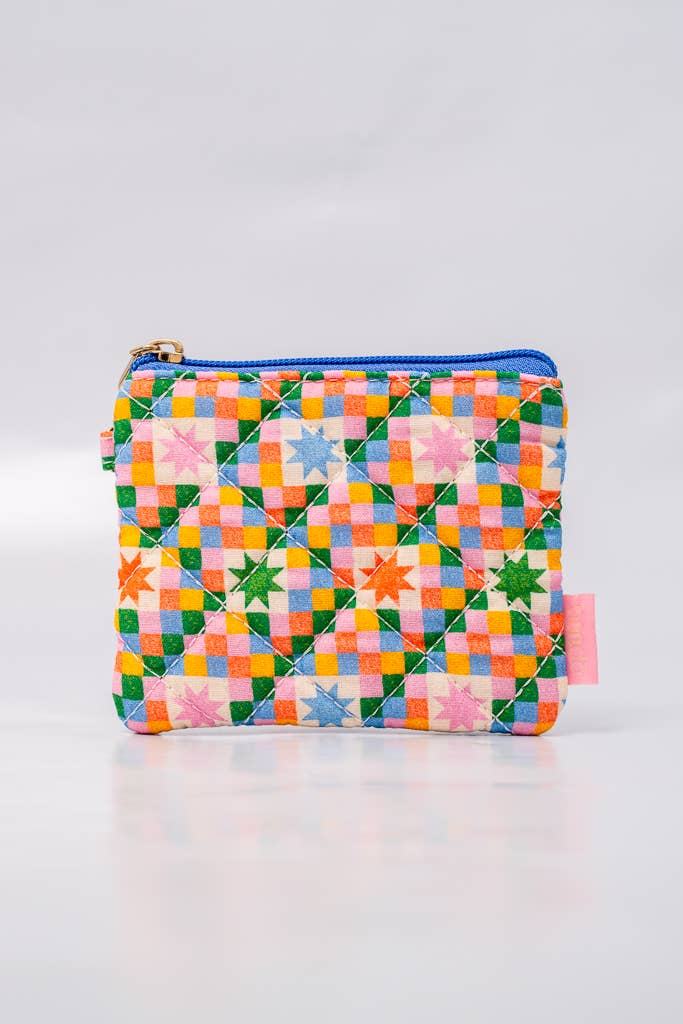 Coin Purse, Checker Stars