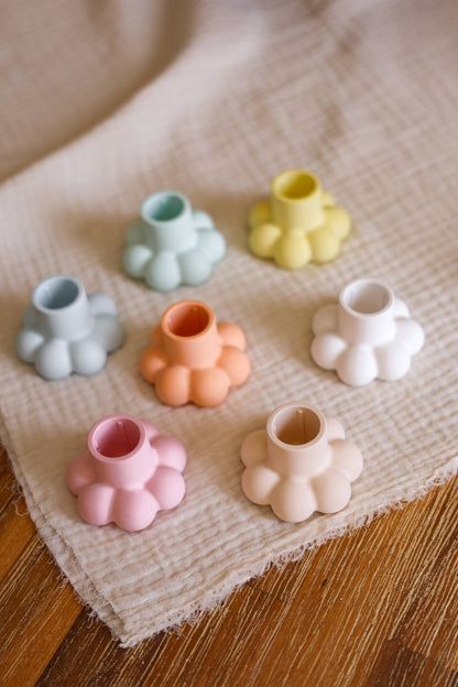 Bubble candle holder - handmade