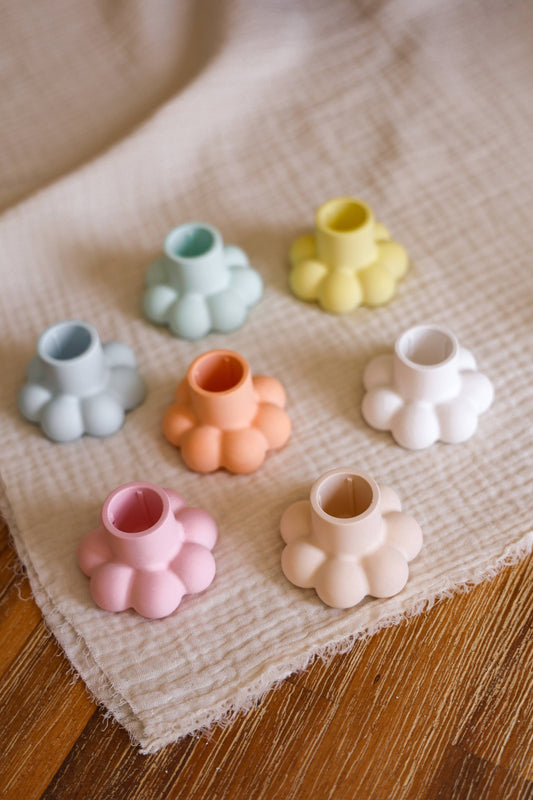 Bubble candle holder - handmade