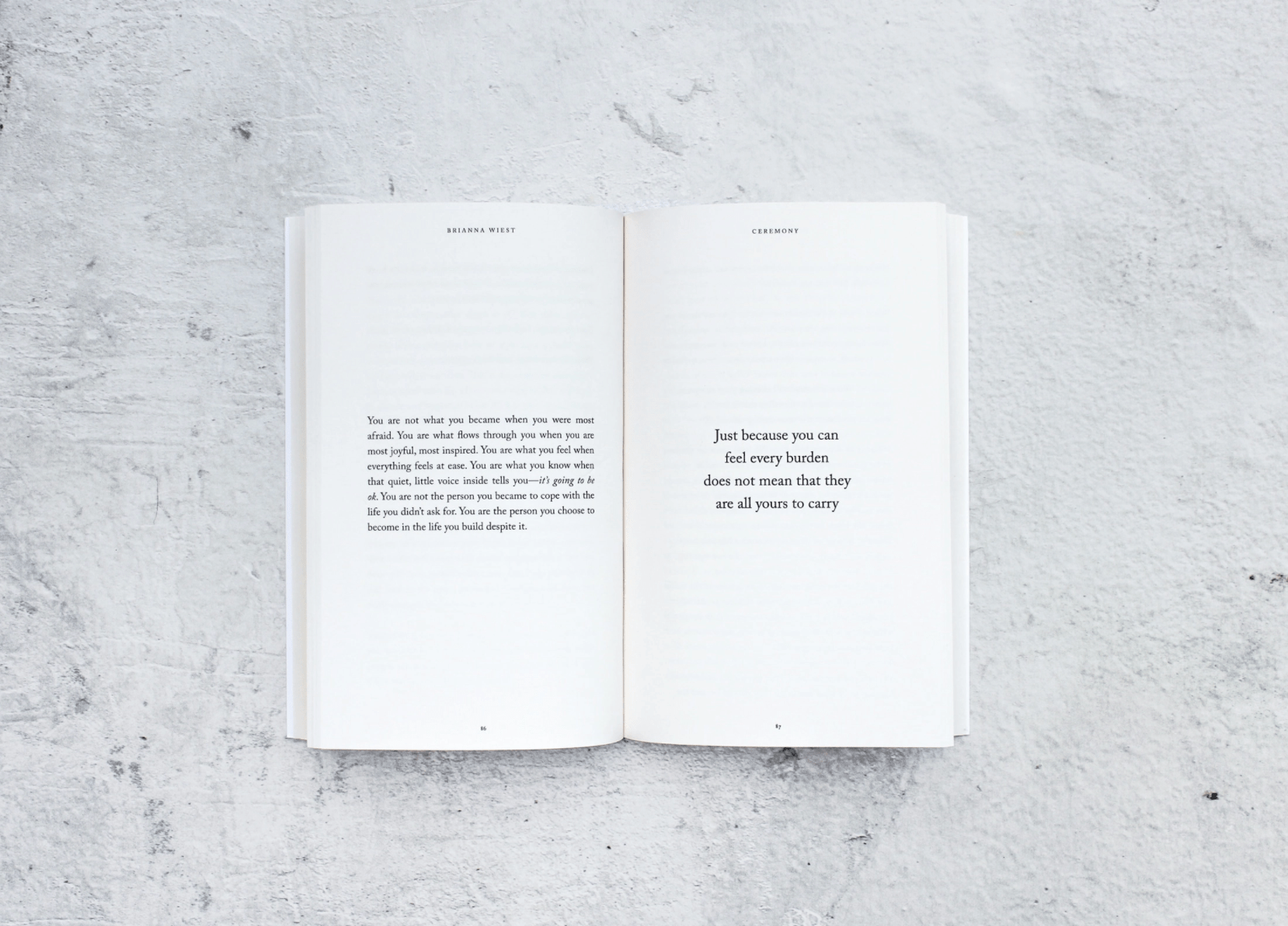 Ceremony - book - Dear John