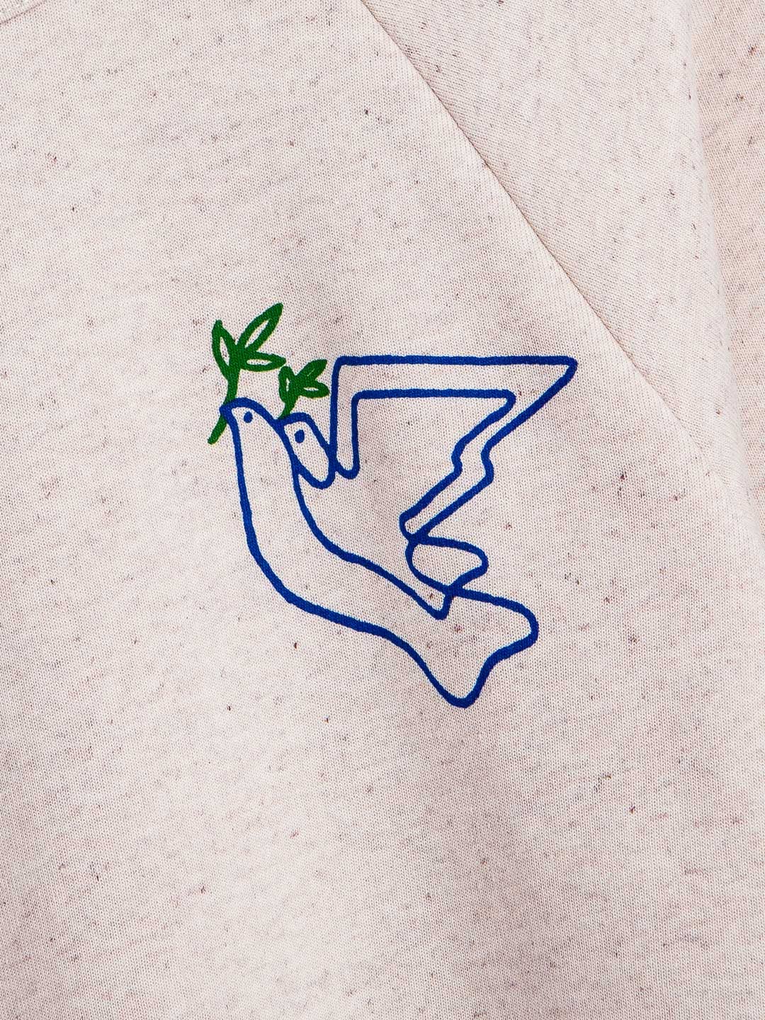 Doves Crewneck — Tri-Cream