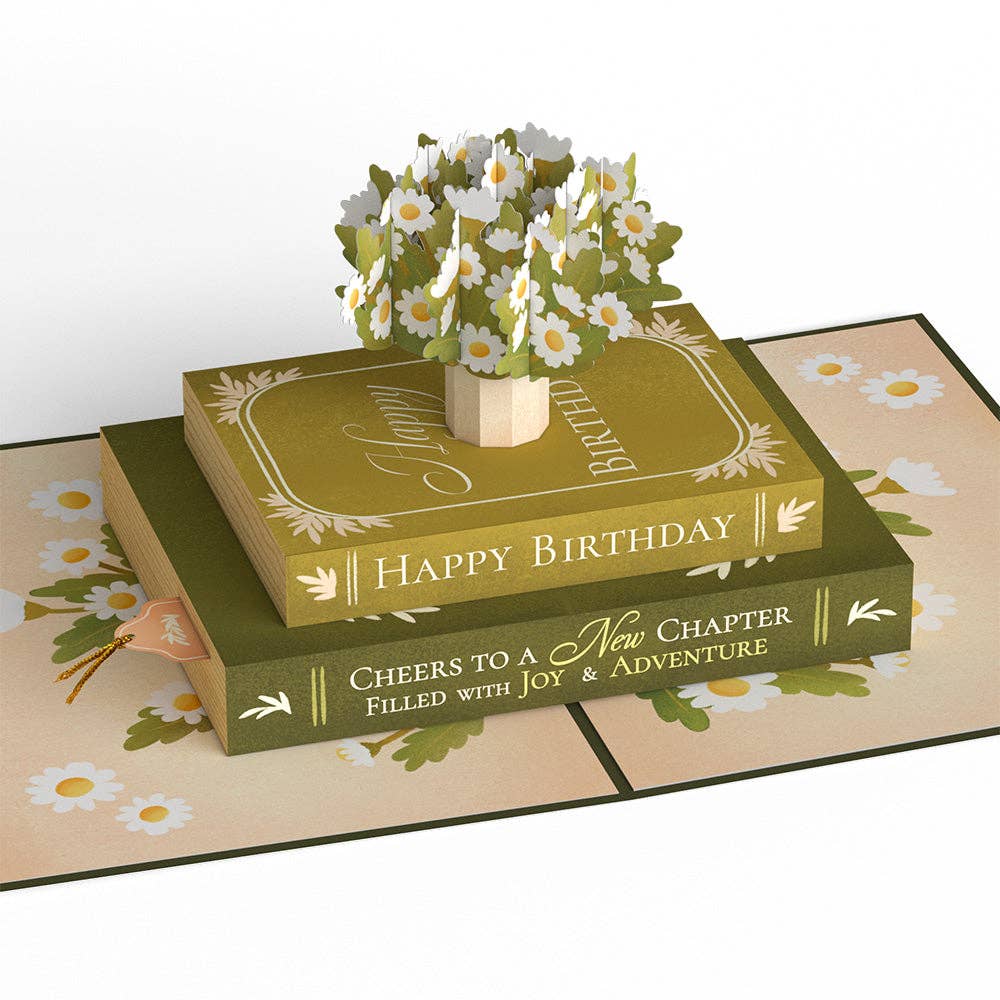 Cheers to a New Chapter 5x7" Birthday Pop - Up Card - Dear John