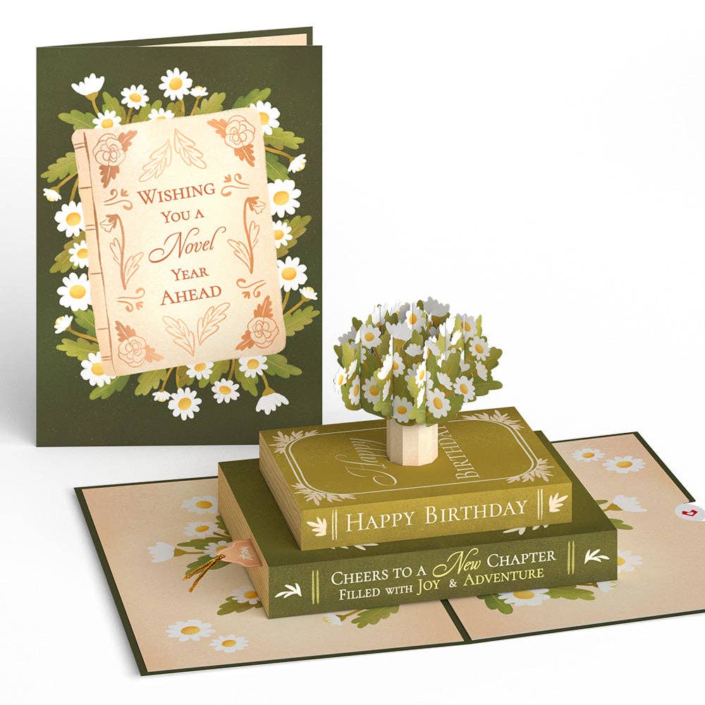 Cheers to a New Chapter 5x7" Birthday Pop - Up Card - Dear John