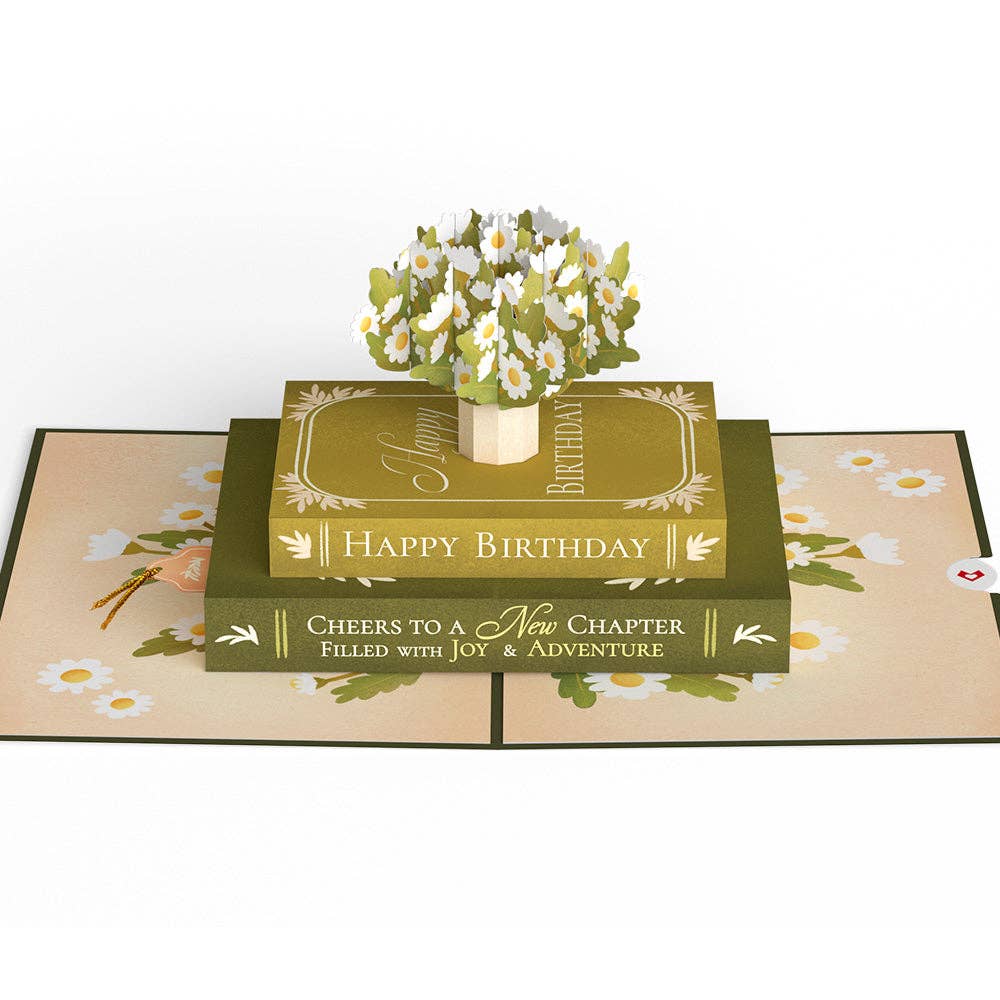 Cheers to a New Chapter 5x7" Birthday Pop - Up Card - Dear John