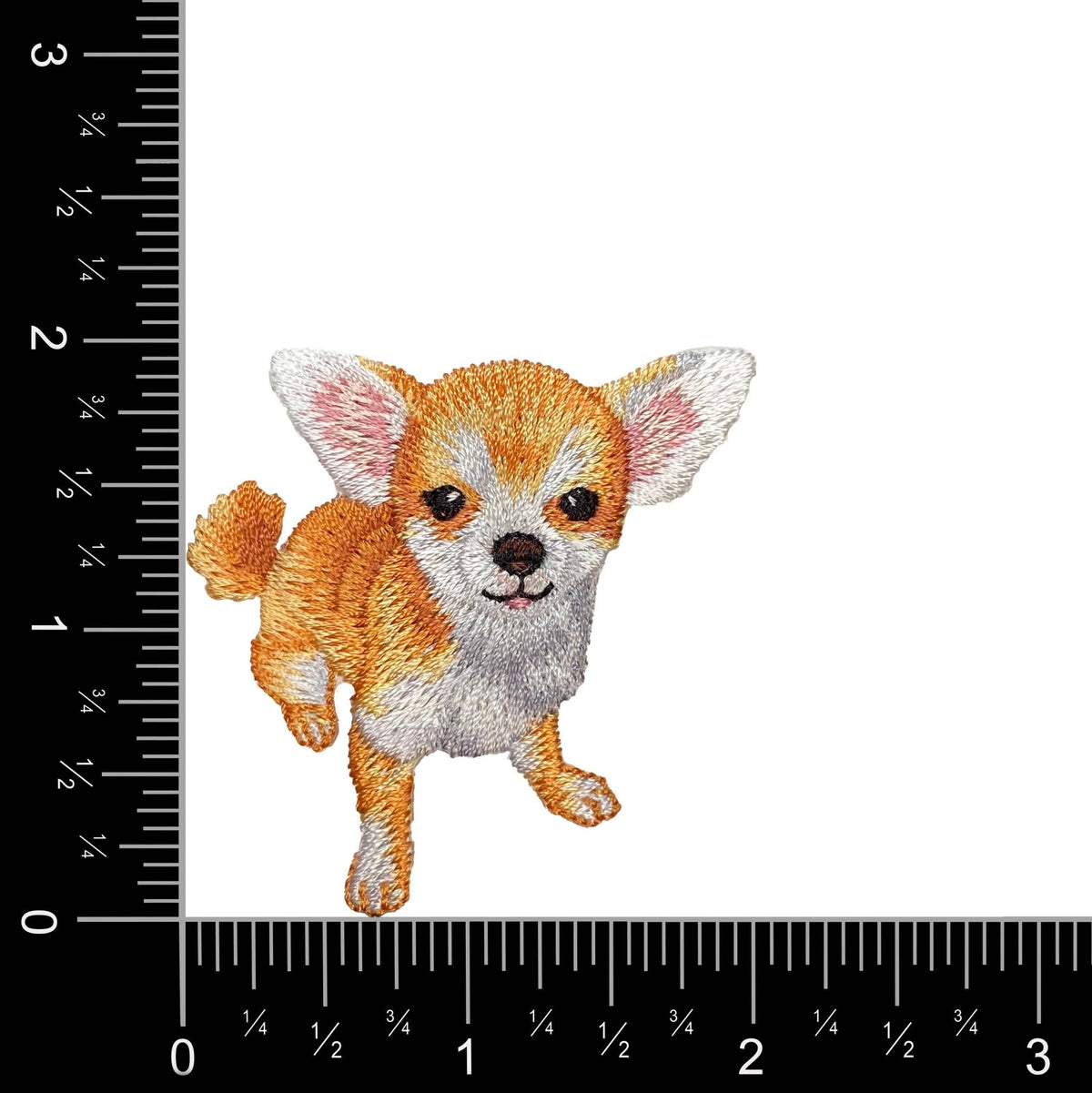Chihuahua Puppy Dog Embroidered Iron on Patch - Dear John