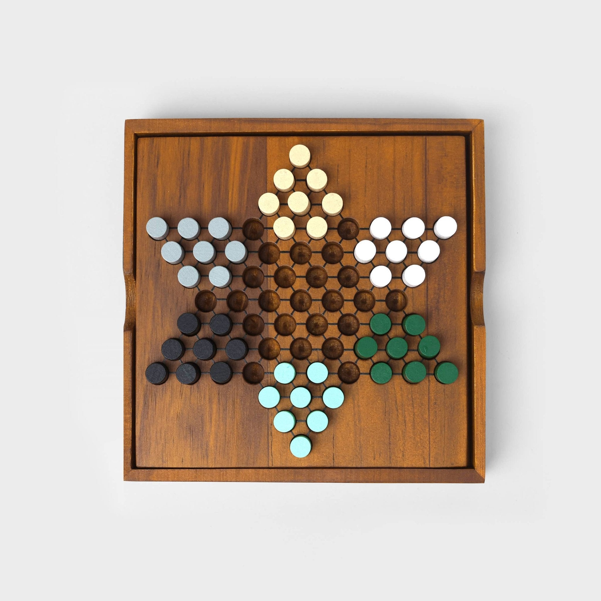 Chinese Checkers - Wooden Game - Dear John