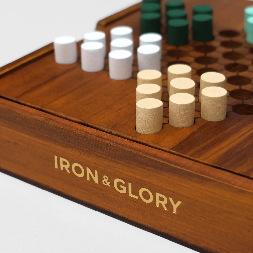 Chinese Checkers - Wooden Game - Dear John