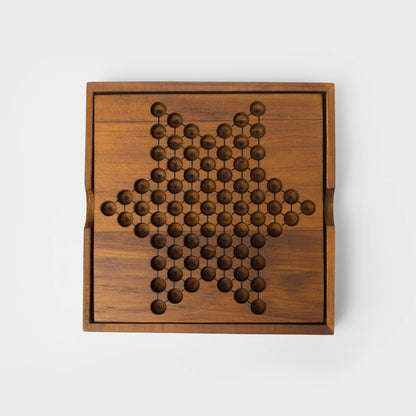 Chinese Checkers - Wooden Game - Dear John