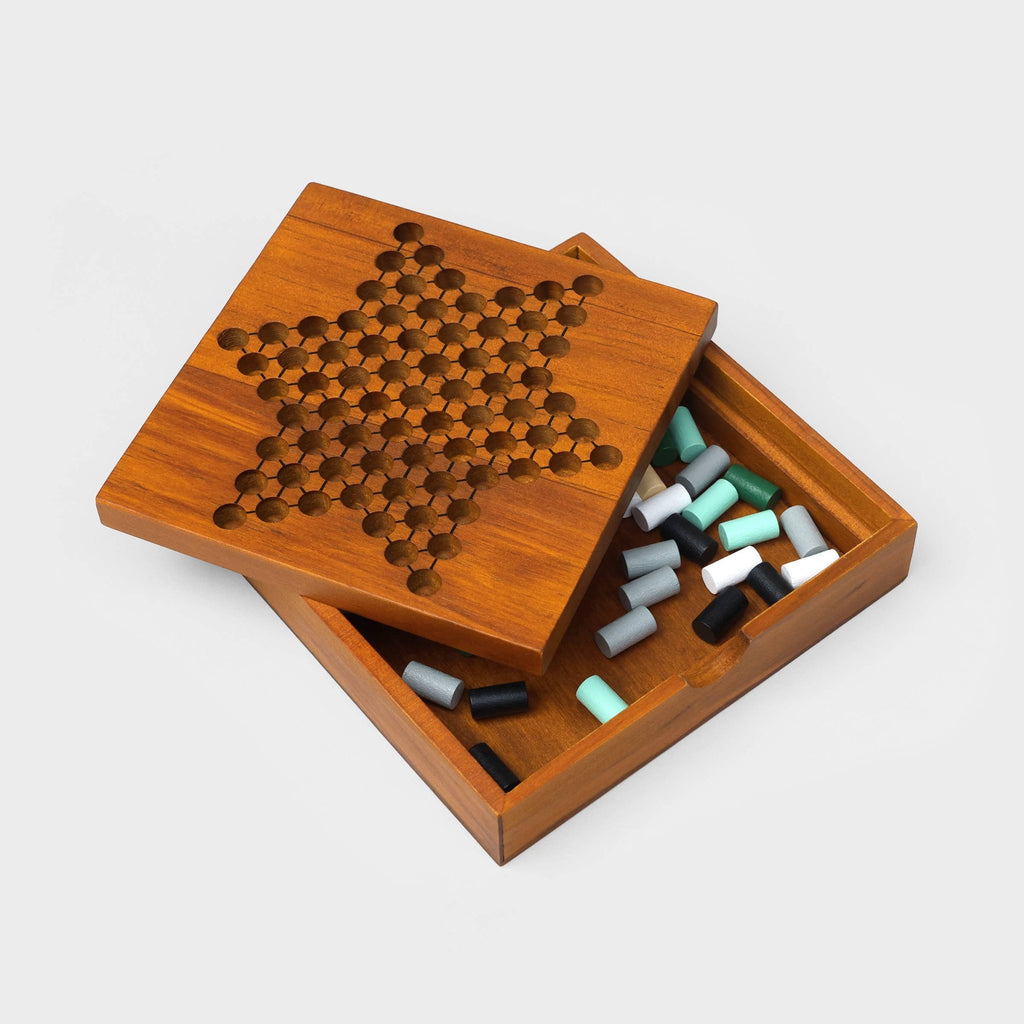 Chinese Checkers - Wooden Game - Dear John